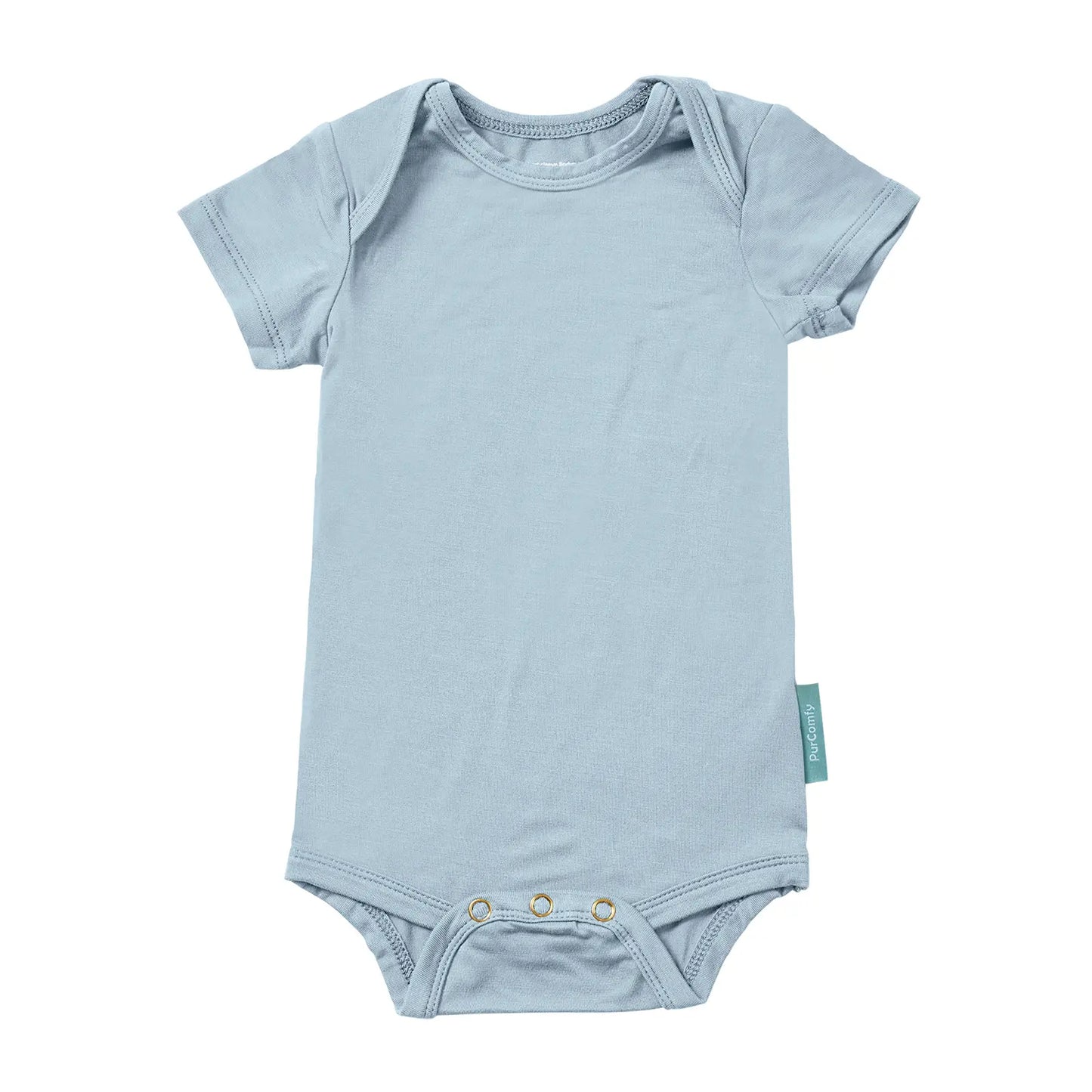 Purcomfy Supersoft Bamboo Short Sleeve Baby Bodysuits Comfortable Sleepers for Boys Girls, Eczema-Soothe Baby Sleepwear Clothing (0-24M),One Piece Infant