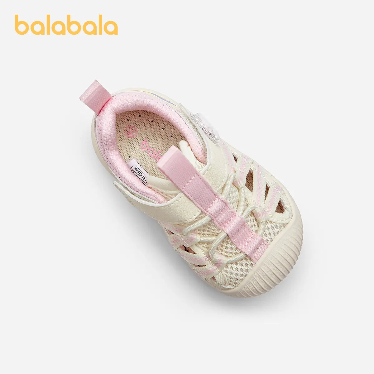 Balabala Toddler Casual Clogs Sandals, Low Top Mesh Footwear with Bionic Suction Cup Sole - Anti-Slip, Breathable, Comfortable round Toe for Baby Toddlers, Toddler Clogs