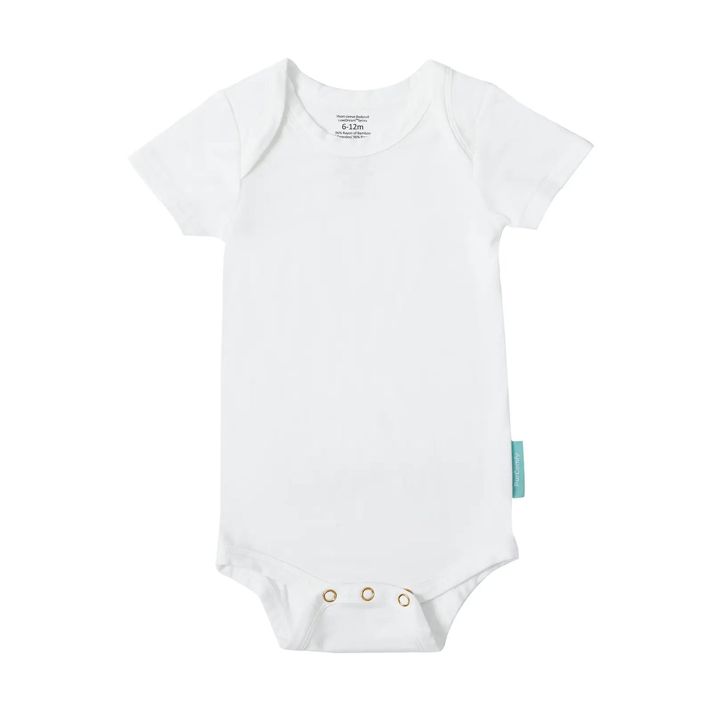 Purcomfy Supersoft Bamboo Short Sleeve Baby Bodysuits Comfortable Sleepers for Boys Girls, Eczema-Soothe Baby Sleepwear Clothing (0-24M),One Piece Infant