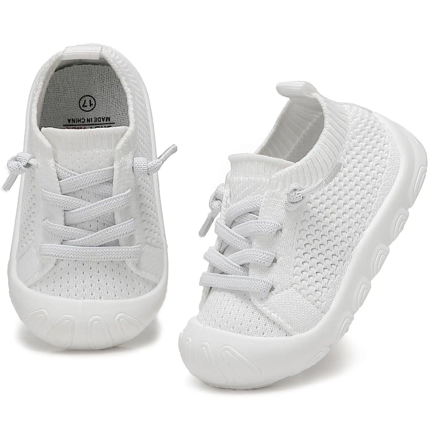2026 NEW Toddler Baby Girls Boys Shoes Toddler Walking Sneakers Kids Barefoot Slip on Tennis Infant Shoes Lightweight Breathable for First Babies