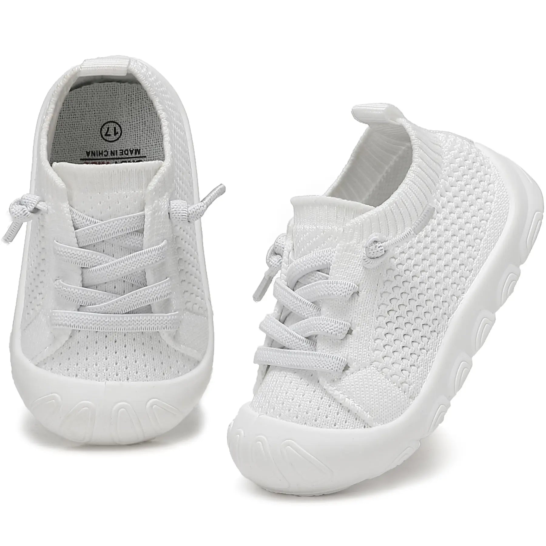 2026 NEW Toddler Baby Girls Boys Shoes Toddler Walking Sneakers Kids Barefoot Slip on Tennis Infant Shoes Lightweight Breathable for First Babies