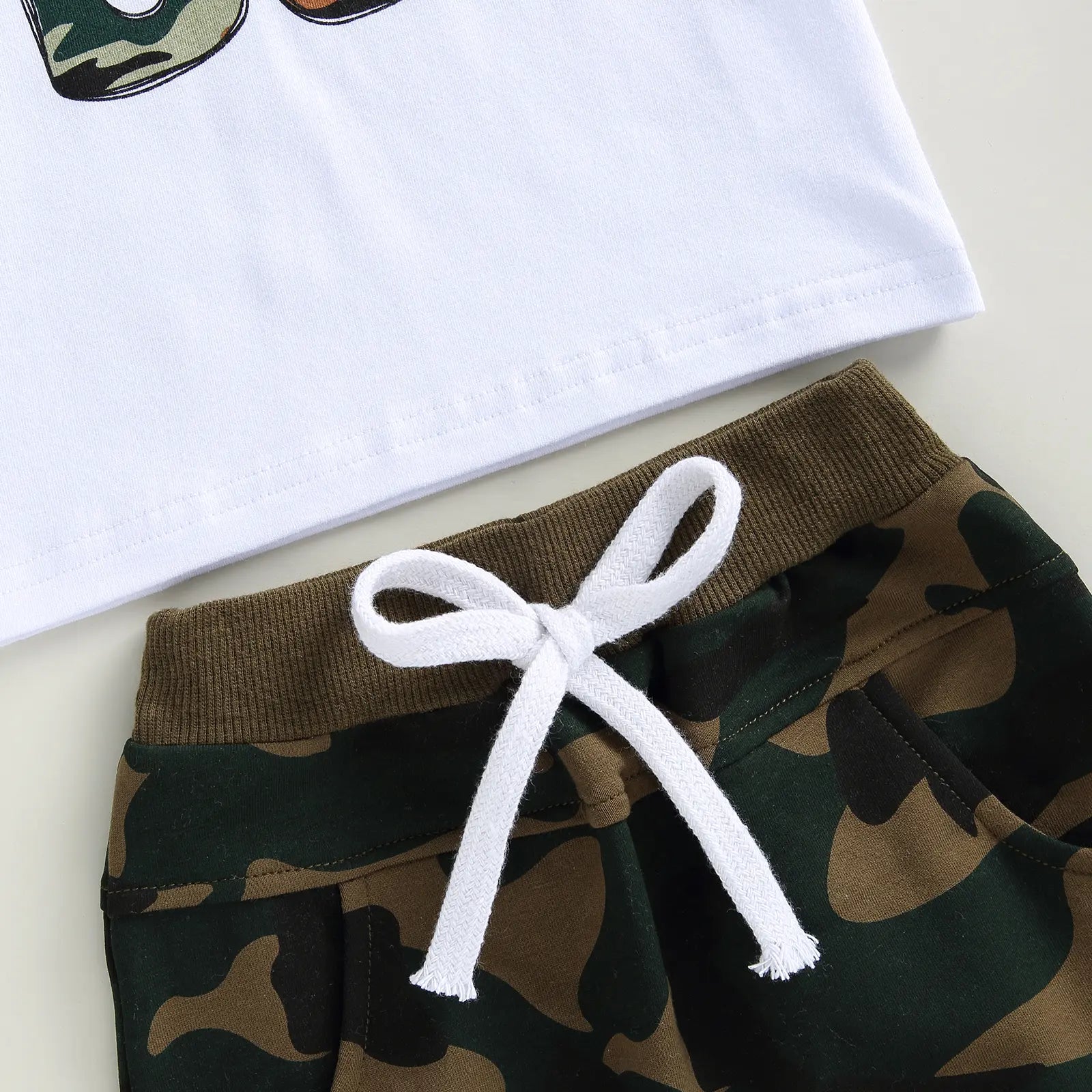 2025 Baby Boy 2-Piece Summer Outfit - Short-Sleeve Letter Print T-Shirt, Casual Shorts - Cute Infant Baby Clothing Set