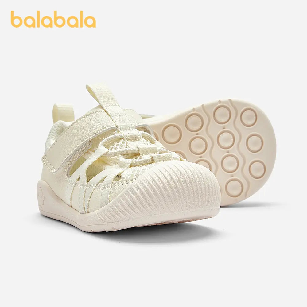 Balabala Toddler Casual Clogs Sandals, Low Top Mesh Footwear with Bionic Suction Cup Sole - Anti-Slip, Breathable, Comfortable round Toe for Baby Toddlers, Toddler Clogs