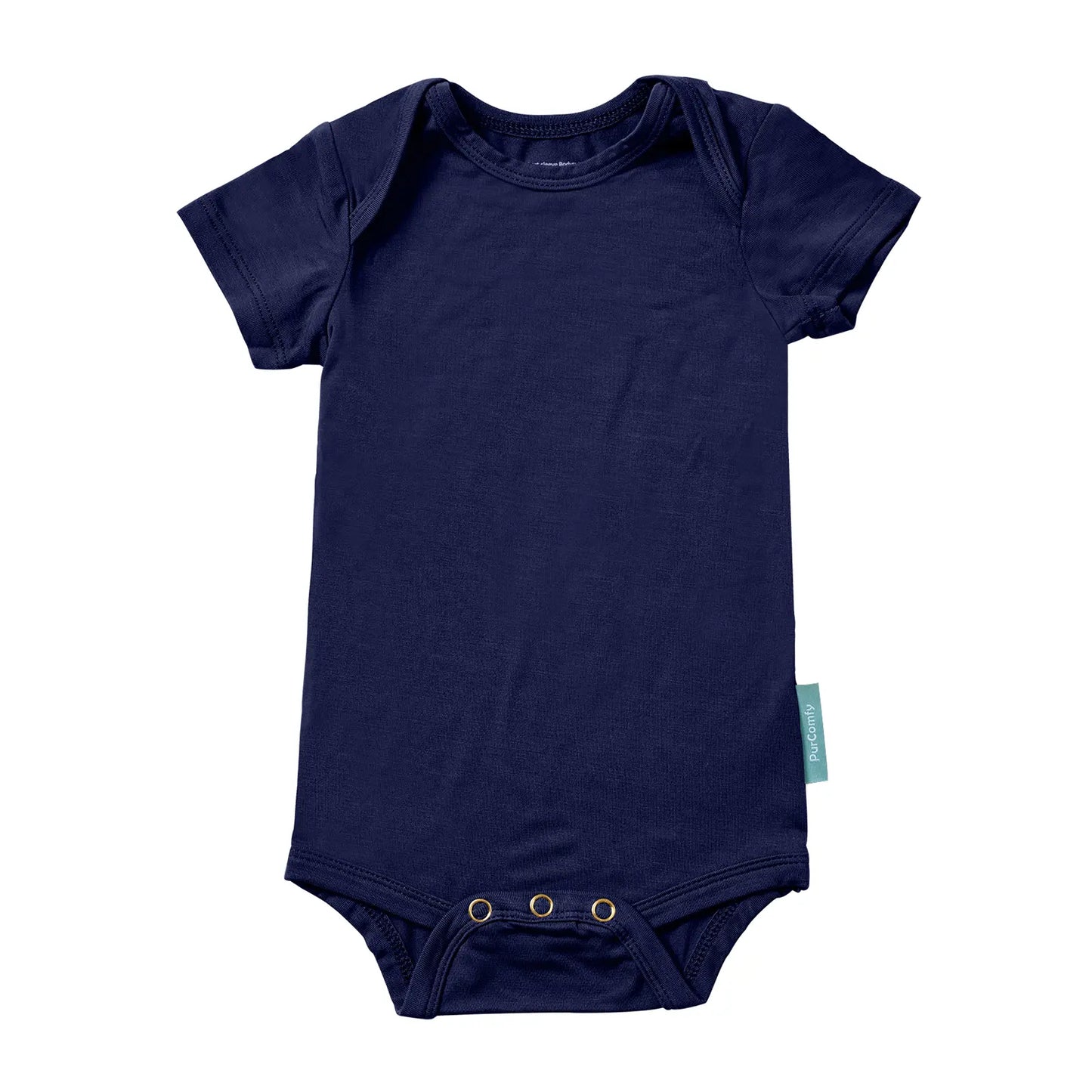 Purcomfy Supersoft Bamboo Short Sleeve Baby Bodysuits Comfortable Sleepers for Boys Girls, Eczema-Soothe Baby Sleepwear Clothing (0-24M),One Piece Infant