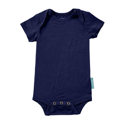 Purcomfy Supersoft Bamboo Short Sleeve Baby Bodysuits Comfortable Sleepers for Boys Girls, Eczema-Soothe Baby Sleepwear Clothing (0-24M),One Piece Infant
