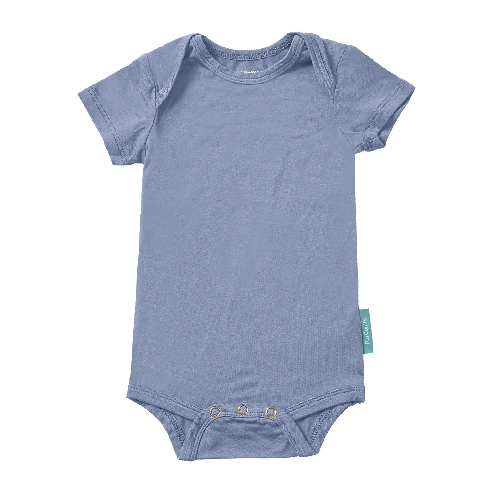 Purcomfy Supersoft Bamboo Short Sleeve Baby Bodysuits Comfortable Sleepers for Boys Girls, Eczema-Soothe Baby Sleepwear Clothing (0-24M),One Piece Infant