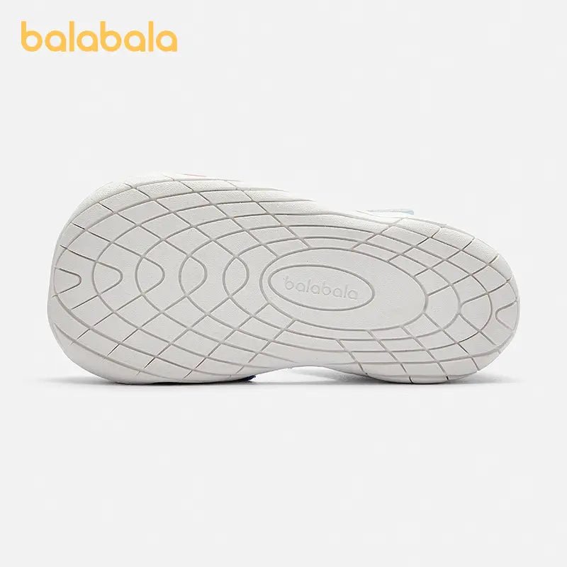 Balabala Toddler Closed-Toe Sandals - Adjustable Strap, Colorful, Soft Soled Shoes for Casual Summer Walking Footwear