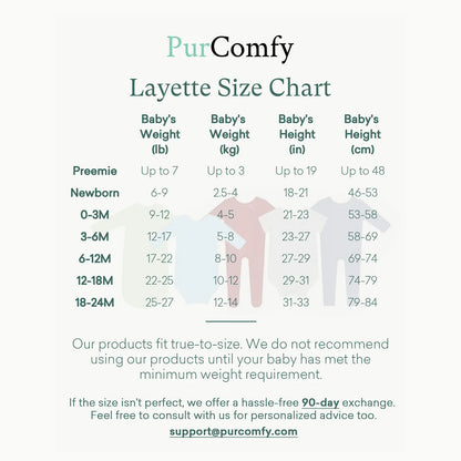 Purcomfy Supersoft Bamboo Short Sleeve Baby Bodysuits Comfortable Sleepers for Boys Girls, Eczema-Soothe Baby Sleepwear Clothing (0-24M),One Piece Infant