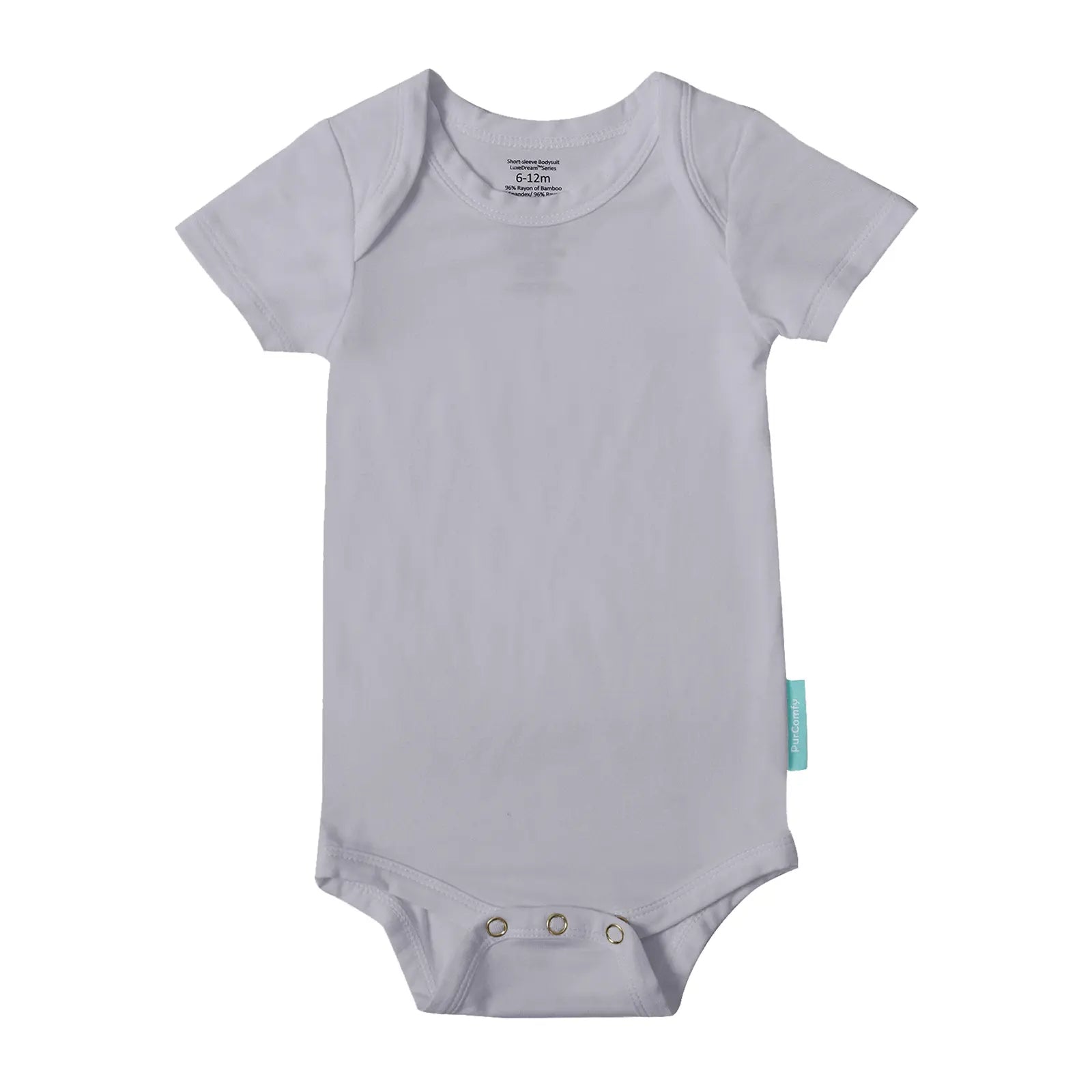 Purcomfy Supersoft Bamboo Short Sleeve Baby Bodysuits Comfortable Sleepers for Boys Girls, Eczema-Soothe Baby Sleepwear Clothing (0-24M),One Piece Infant