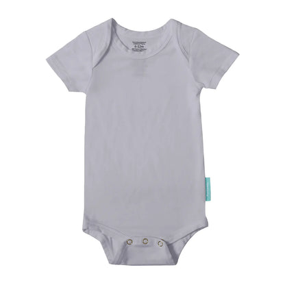 Purcomfy Supersoft Bamboo Short Sleeve Baby Bodysuits Comfortable Sleepers for Boys Girls, Eczema-Soothe Baby Sleepwear Clothing (0-24M),One Piece Infant