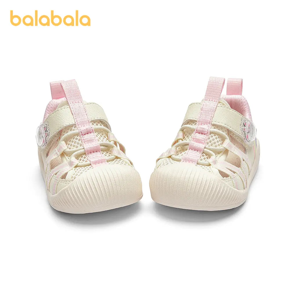 Balabala Toddler Casual Clogs Sandals, Low Top Mesh Footwear with Bionic Suction Cup Sole - Anti-Slip, Breathable, Comfortable round Toe for Baby Toddlers, Toddler Clogs