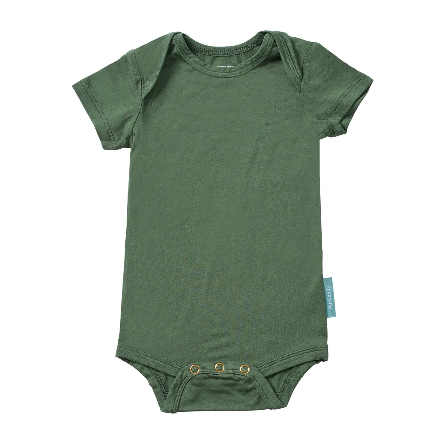 Purcomfy Supersoft Bamboo Short Sleeve Baby Bodysuits Comfortable Sleepers for Boys Girls, Eczema-Soothe Baby Sleepwear Clothing (0-24M),One Piece Infant