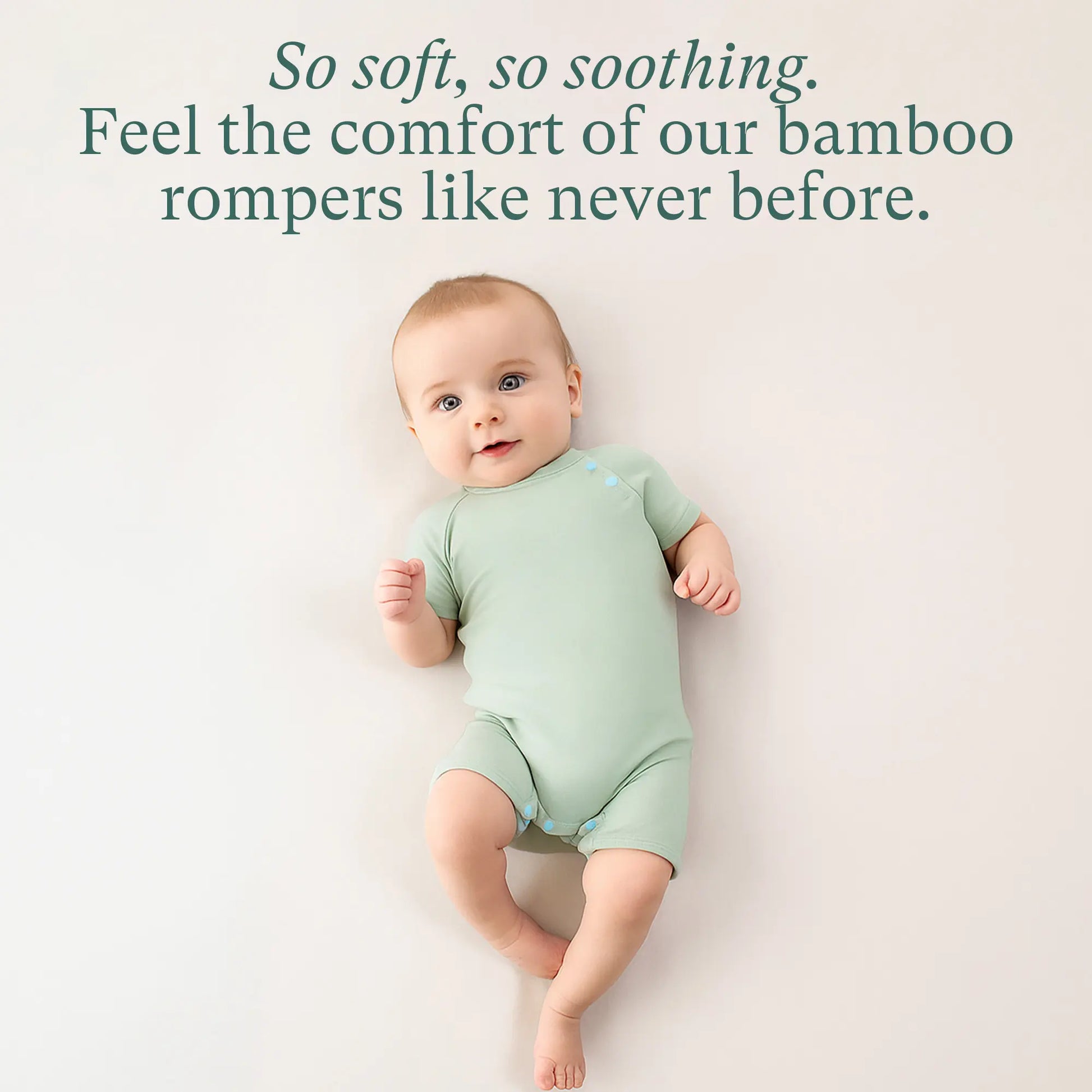 Purcomfy Supersoft Bamboo Short Sleeve Baby Romper, Comfortable Summer Sleepwear for Infant Boys Girls, One Piece Pajamas, Footless Jumpsuit Snap Closure, Perfect for Baby and Toddlers | 0–4Y Fit, Premium Bamboo Rayon, Unisex Design